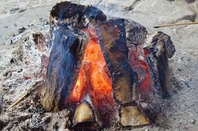 Campfire Combs Thread Cutting Burn
