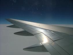 Airplane Wing Blue