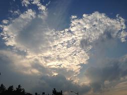 Sky Clouds at sunny weather