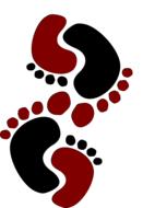 foot decor design decoration black
