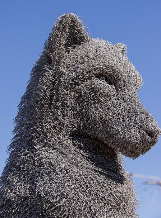 Wolf Sculpture Art