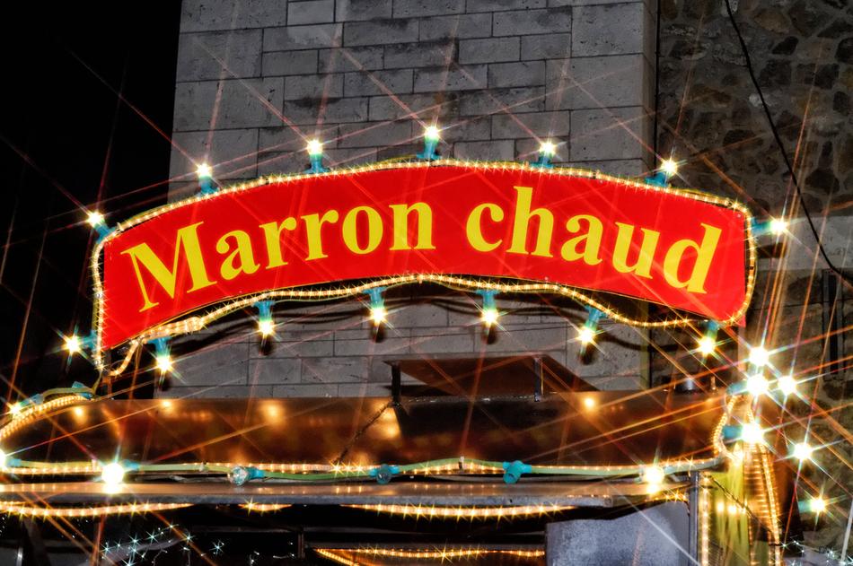 marron chaud Decoration Christmas lights