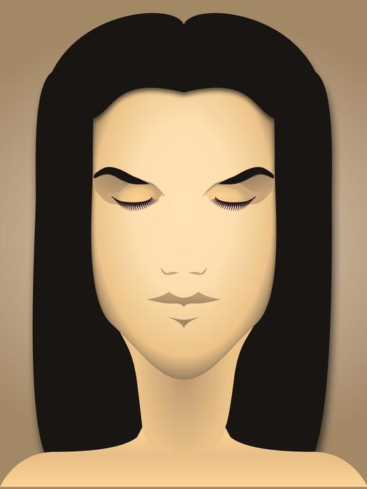 face nefertiti portrait
