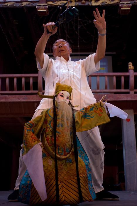 Puppetry Grandfather Performance