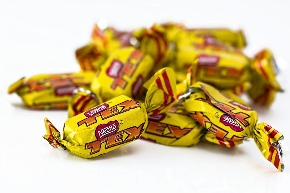 tex, Chocolate candies by nestle