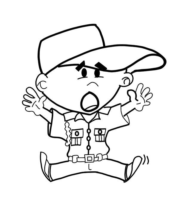 illustration drawing transit police
