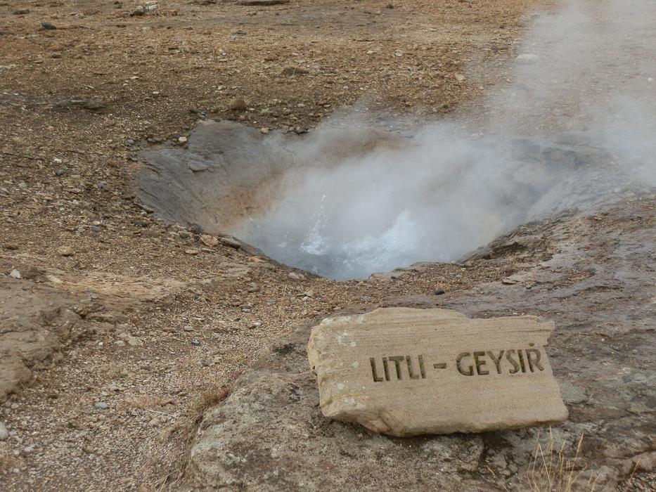 Steam coming out of the pit