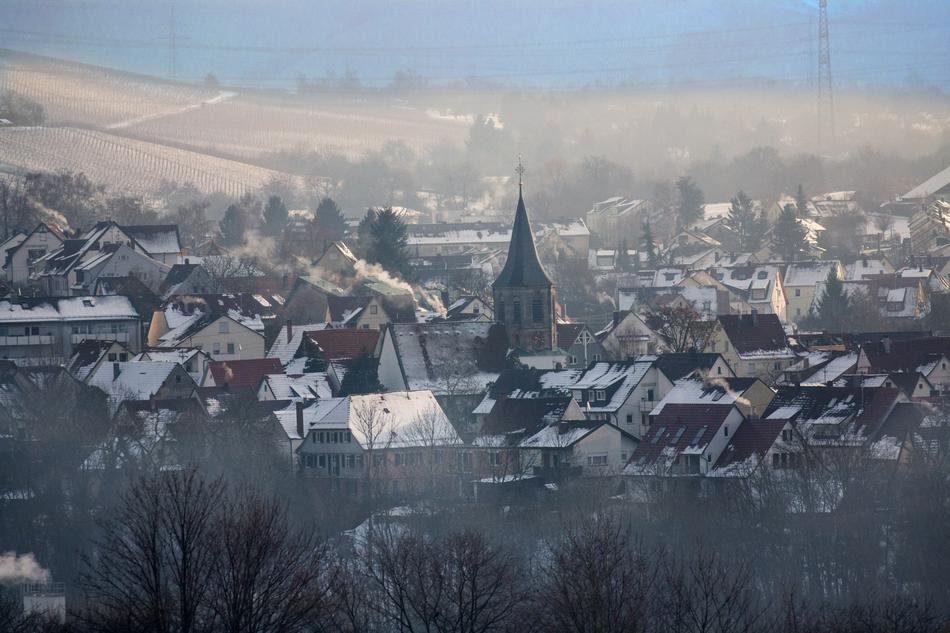 View Waiblingen town