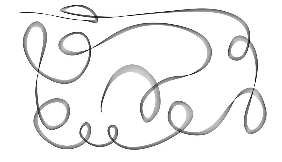scribble curves drawing