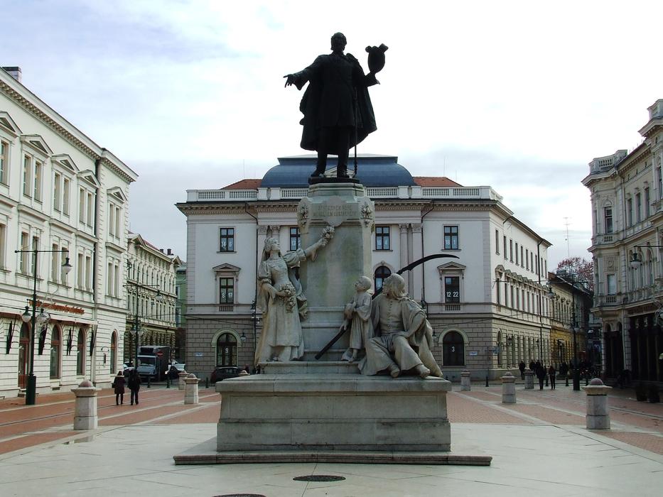 Szeged Hungary Statue Kossuth