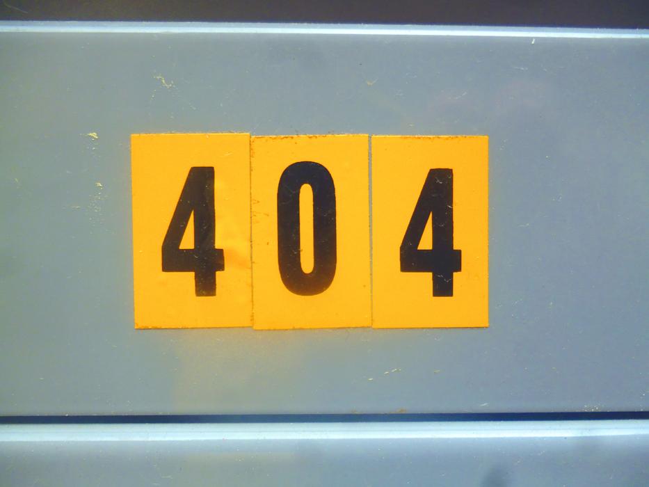 Mailbox 404 Numbers