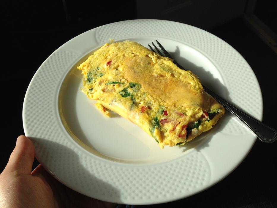 Omelet Eggs Lunch