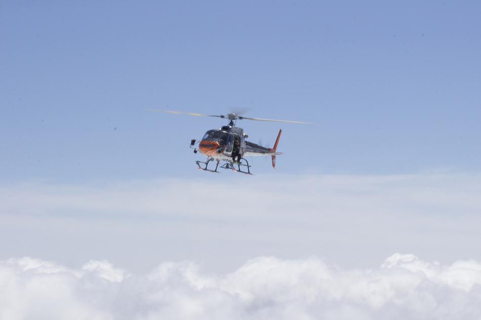 Helicopter Sky Clouds