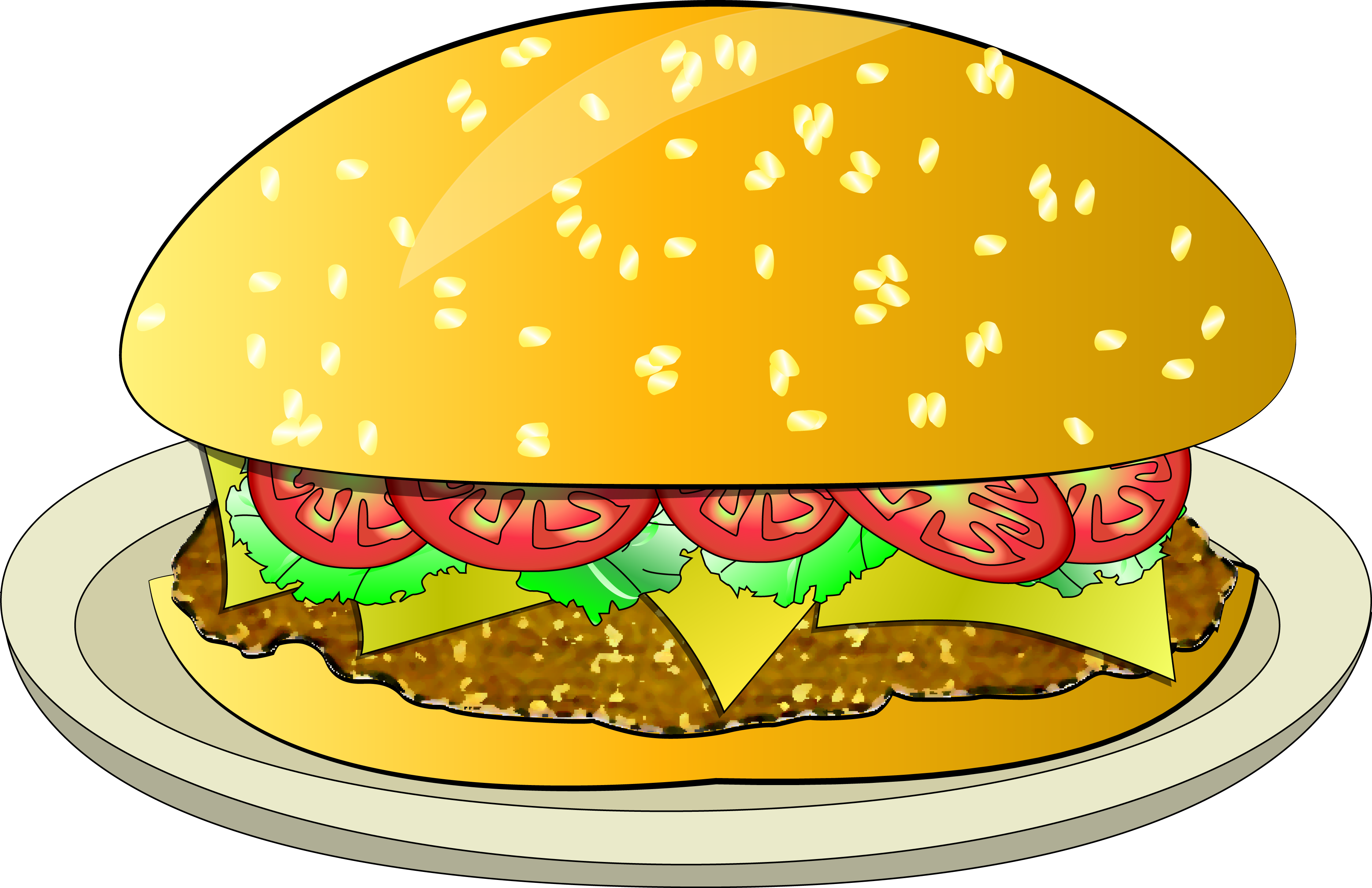 Сэндвич мультяшный. Бургер без фона. Чизбургер. Нарисовать бутерброд. Гамбургер ребенку