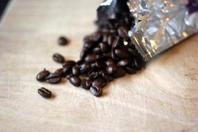 Espresso Coffee Beans closeup photo