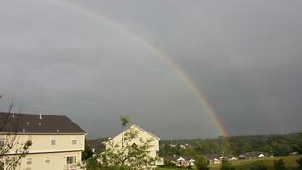 Rainbows Double After The
