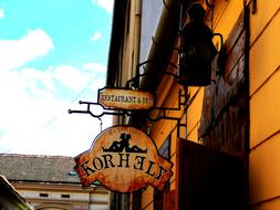 beautiful wooden sign
