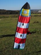 Wind Vane Flag Lighthouse
