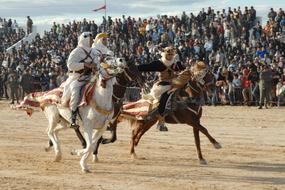 Tunisia Horse Racing Douz