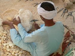 Egypt Luxor Stone Cutting