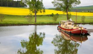 beautiful boat on the river