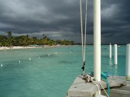 Grey Clouds Sea