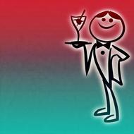 butler servant cocktail serve