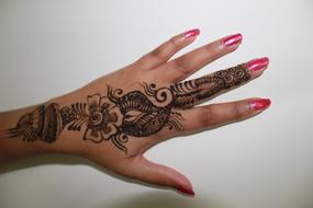 Arabic Mehndi Design hand