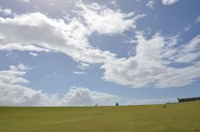 Blue Sky And White Clouds San Juan