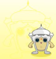cute alien cartoon character
