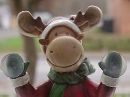 Christmas Reindeer Window