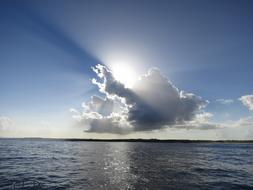 Cloud Himmel Straw Blue