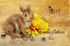 Hare Easter Bunny Dekohase