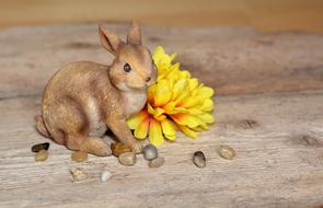Hare Easter Bunny Dekohase