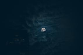 Moon Night Sky