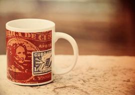brown coffee mug