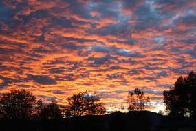 Afterglow Sky Horizon