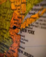 Map New York Jersey