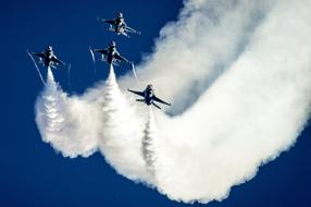 Air Show Thunderbirds Formation