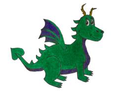Dragon Green Blue