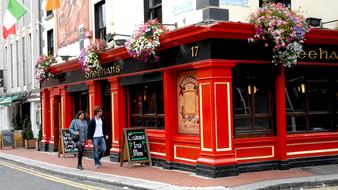 red restaurant building