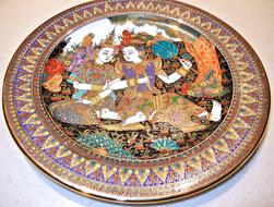 Hand Painted Thailand Plate