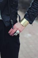 Wide Bangle Bracelet