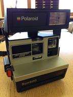 old vintage Polaroid camera