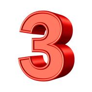 three 3 number design collection
