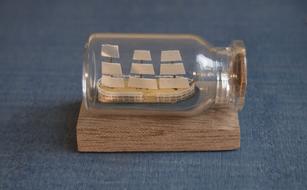 Sailing Vessel Bottle Miniature