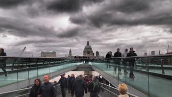 London England St Paul&#39;S Millenium