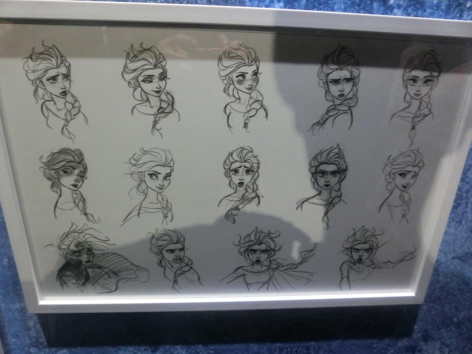 Frozen Hand-Painted Artwork