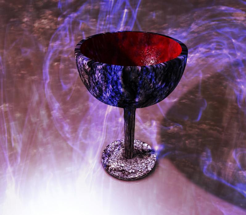 cup with blood