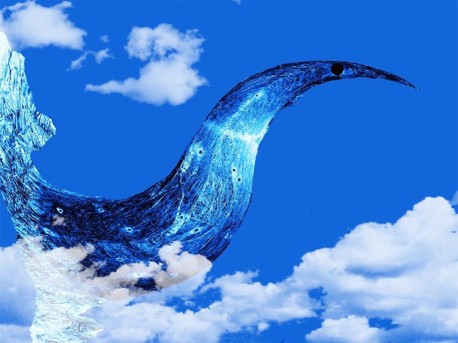 clouds sky blue above the clouds